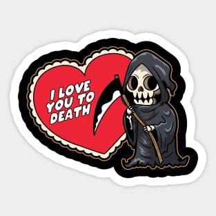 Reaper Valentine Sticker